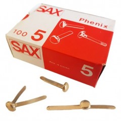 Ataches Latao 25mm Cx 100un / Escritorio e Papelaria / Basic