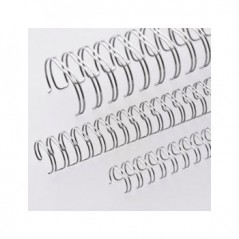 Argolas Metalicas Encadernar Passo 2:1 19 mm Cx50 Prata / Es