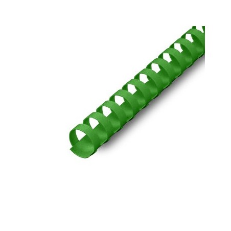 Argolas Pvc Encadernar 16mm 130 Folhas Cx 100un Verde / Escr