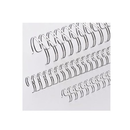 Argolas Metalicas Encadernar Passo 2:1 22,2mm Cx50 Prata / E