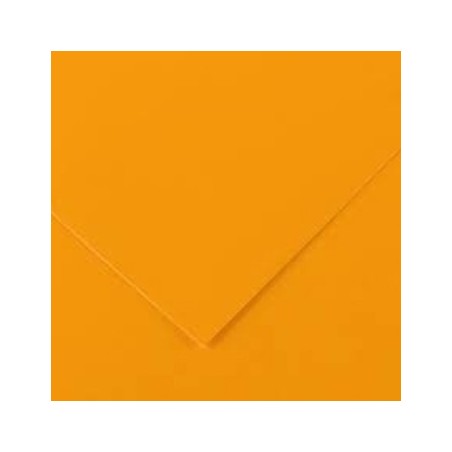 Cartolina 250gr 25Folhas 50x65cm Canson Iris Laranja Fluores