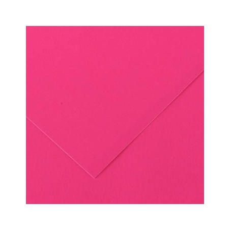 Cartolina 250gr 25Folhas 50x65cm Canson Iris Magenta Fluores