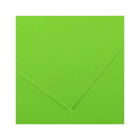 Cartolina 250gr 25Folhas 50x65cm Canson Iris Verde Fluores