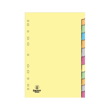 Separadores Cartolina 12un (202) (1011) / Arquivo e Organiza