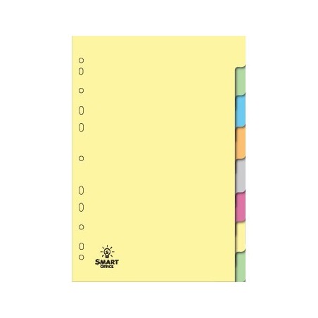 Separadores Cartolina 08un (203) / Arquivo e Organizacao / S