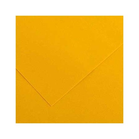 25un Cartolina 185gr 1 Folha 50x65cm Canson Iris Amarelo Tor