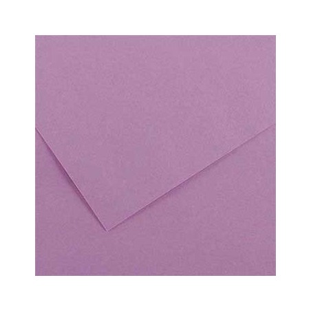25un Cartolina 185gr 1 Folha 50x65cm Canson Iris Violeta / P