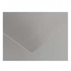 25un Cartolina 280gr 1 Folha 50x65cm Canson Iris Prata Metal