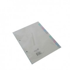 Separadores A5 Cartolina 12un (5 Cores) / Arquivo e Organiza