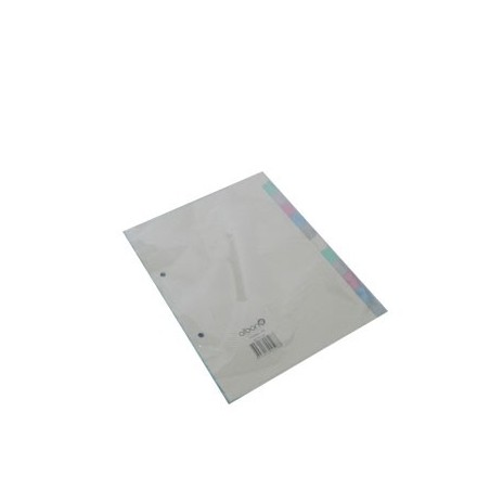 Separadores A5 Cartolina 12un (5 Cores) / Arquivo e Organiza