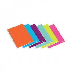 Caderno Espiral Ambar School A5 Pautado 80Fls