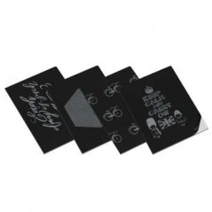 Caderno Agrafado Ambar Clever Silver A4 Quadriculado 90gr 40