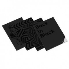 Caderno Agrafado Ambar Clever Black A4 Quadriculado 90gr 40F