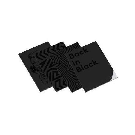 Caderno Agrafado Ambar Clever Black A4 Quadriculado 90gr 40F