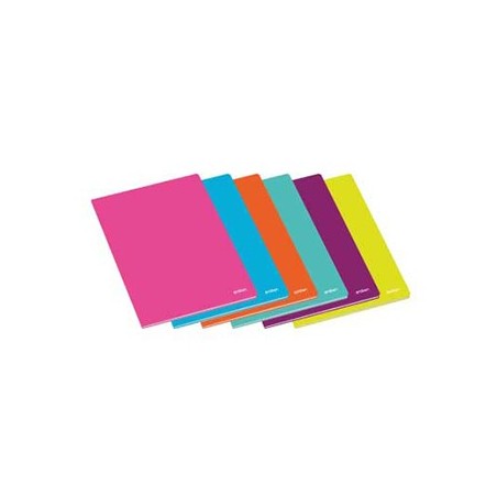 Caderno Agrafado Ambar School A5 Quadriculado 60Fls