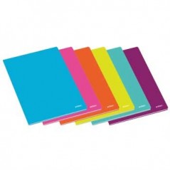 6un Caderno Agrafado Ambar School A4 Liso 60Fls