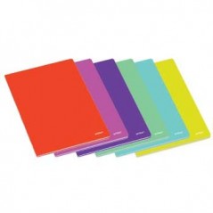 Caderno Agrafado Ambar 2 Linhas A5 Pautado 20Fls