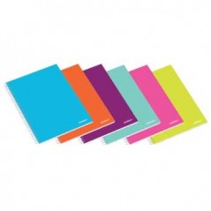 Caderno Espiral Ambar School A4 Pautado 80Fls