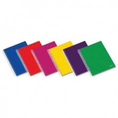 Caderno Espiral Capa Dura Ambar School A5 Pautado 70g 100Fls