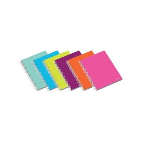 Caderno Espiral Capa Dura Ambar School A5 Quadric 70g 100Fls