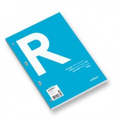 AMBAR Recarga Papel Ambar School A4 Pautado 100gr 100Fls Pap