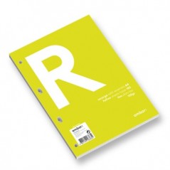 Recarga Papel Ambar School Liso S/M A4 100gr 100Fls