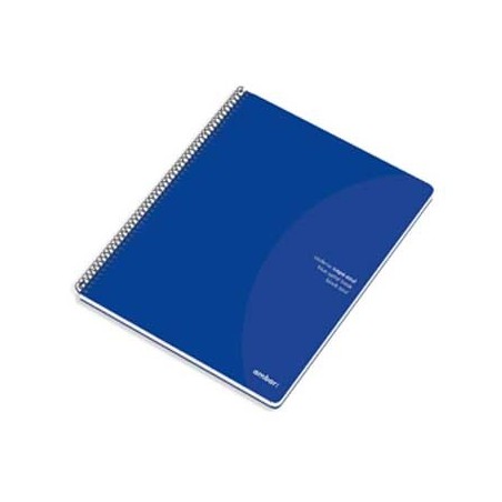 Caderno Espiral Ambar C/Azul A4 Quadriculado 70gr 80Fls