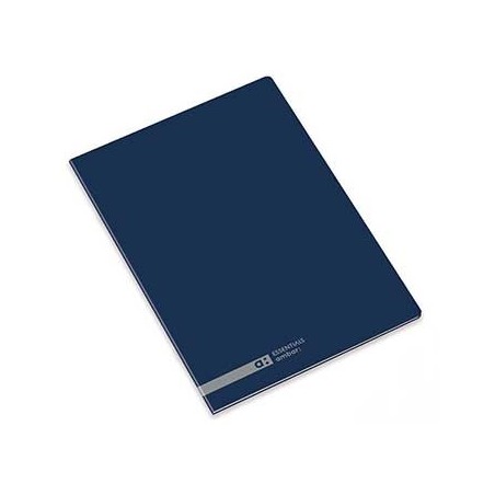 Caderno Agrafado Ambar School A5 Quadri 70gr 48Fls Marinho