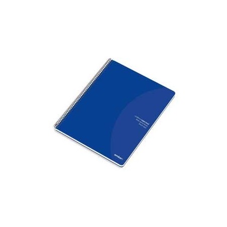 Caderno Espiral Ambar C/Azul A5 Quadriculado 70gr 80Fls