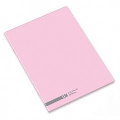 Caderno Agrafado Ambar School A4 Quadri 70gr 48Fls Rosa