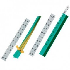 Tira Cavaleiro Auto Adesivo Durable Verde Pack 5un / Escrito