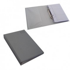 Porta Cartoes Visita p/ 210Cartoes Cinza / Arquivo e Organiz