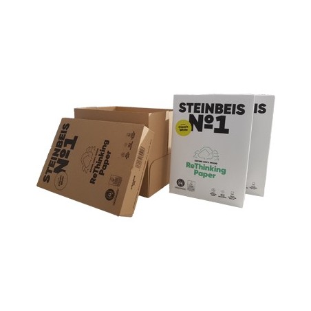 Papel Fotocopia A4 80gr Reciclado Steinbeis Papier 5x500Fls