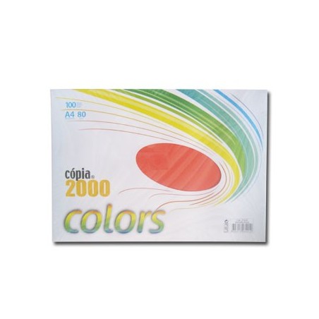 Papel Fotocopia Vermelho Forte A4 80gr 100 Folhas / Papeis e