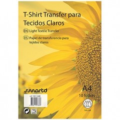 T-Shirt Transfer InkJet A4 Tecidos Claros (4234) 10 Folhas /
