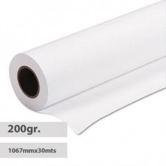 Papel Resin Coated Glossy 200gr 1067mmx30mts Evolution - 1u