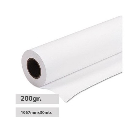 Papel Resin Coated Glossy 200gr 1067mmx30mts Evolution - 1u