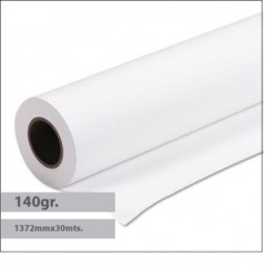 Papel Premium Coated 140gr 1372mmx30mts - 1 Rolo / Papeis e