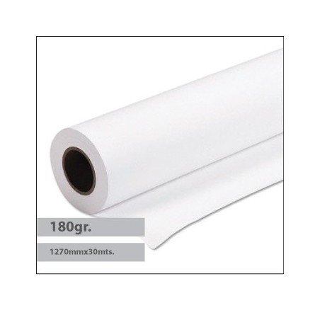 Papel Premium Coated 180gr 1270mmx30mts - 1 Rolo / Papeis e