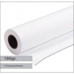 Papel Premium Coated 180gr 1372mmx30mts - 1 Rolo / Papeis e
