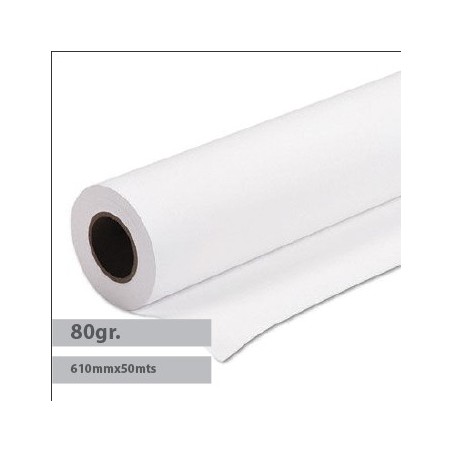 Papel Plotter Inkjet 80gr 610mmx50mts Navigator Pack4 / Pape
