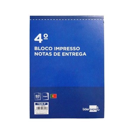 5un Blocos Impressos-Nota de Entrega- 155x215mm c/Triplicado