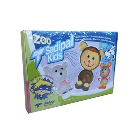 Kit Montagem Cartao (Sadipal Kids) (Zoo) / Escolar / Trabalh