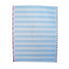 Papel Continuo 240x12 (12x9.5) 4 Vias Azul Cx 500 (Autocopi)