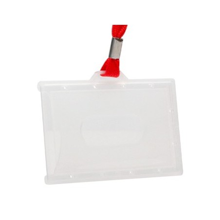 Porta Nomes Horizontal com Fio (Plastico Rijo)94x60mm Pack50