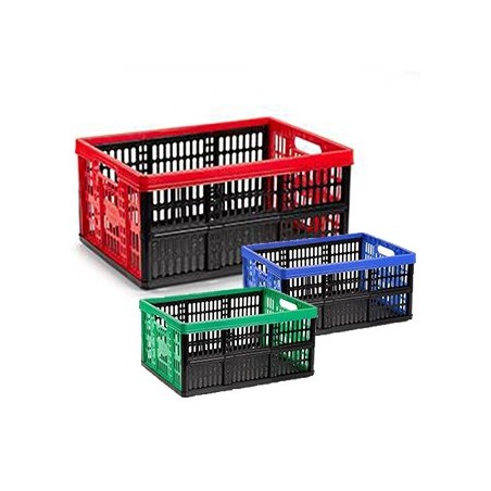 Caixa Dobrável p/Arrumação Plastica 48x35x4cm 32L Sortido 1u