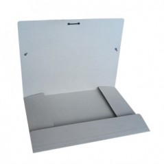 5un Pasta Cartolina 350gr 310x230 Abas/Elast Cinza / Arquivo