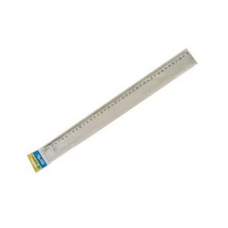 25un Regua Plastico 40cm - 1un / Escritorio e Papelaria / Ma