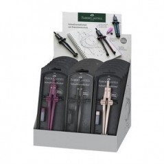 Compassos Faber-Castell Stream Expositor 15un