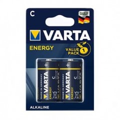 Pilhas Alcalinas Varta Energy LR14 (C) 1.5V 7000mAh 2un / Ca